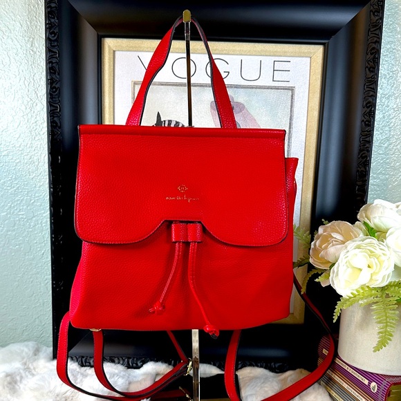 Nanette Lepore Red Backpack - Picture 1 of 15